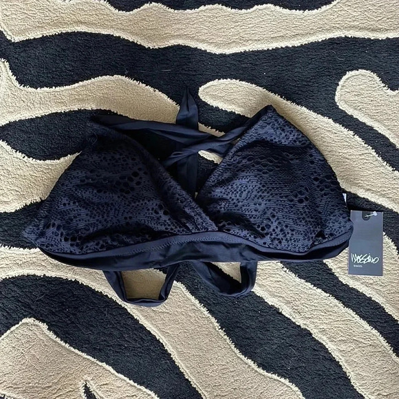 Mossimo Black Lace Bikini Top - Picture 1 of 4